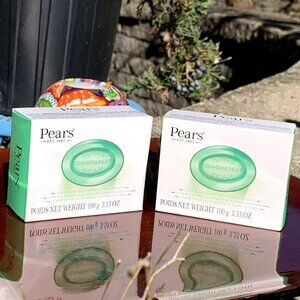 2pc PEARS Lemon Glycerin and Natural Plant Oils Bar Soaps
